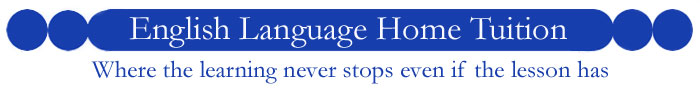 English Language Home Tuition